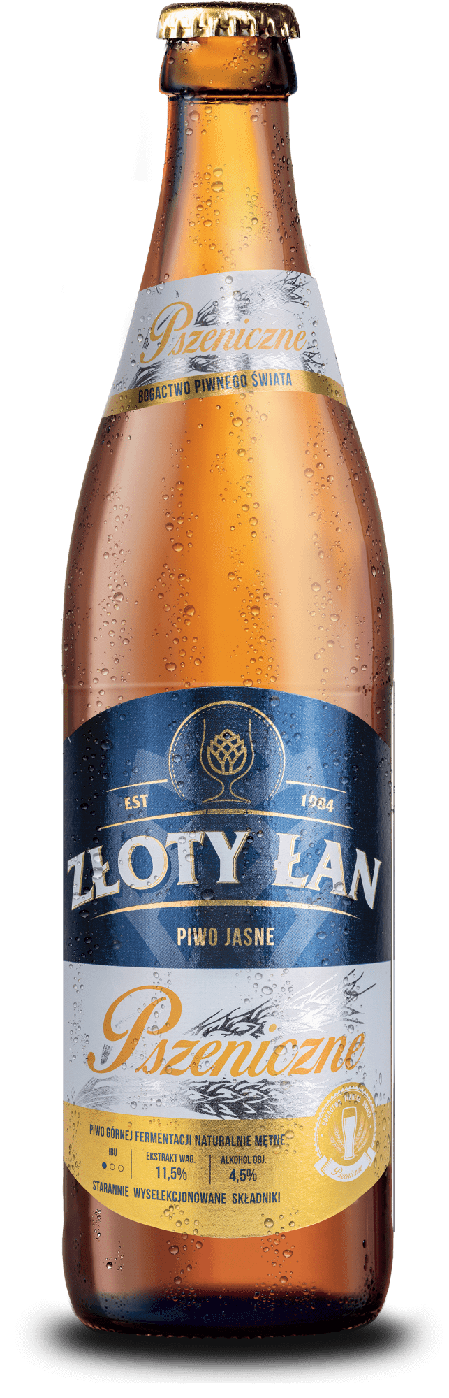 Piwo Złoty Łan - zloty lan pszeniczne metal